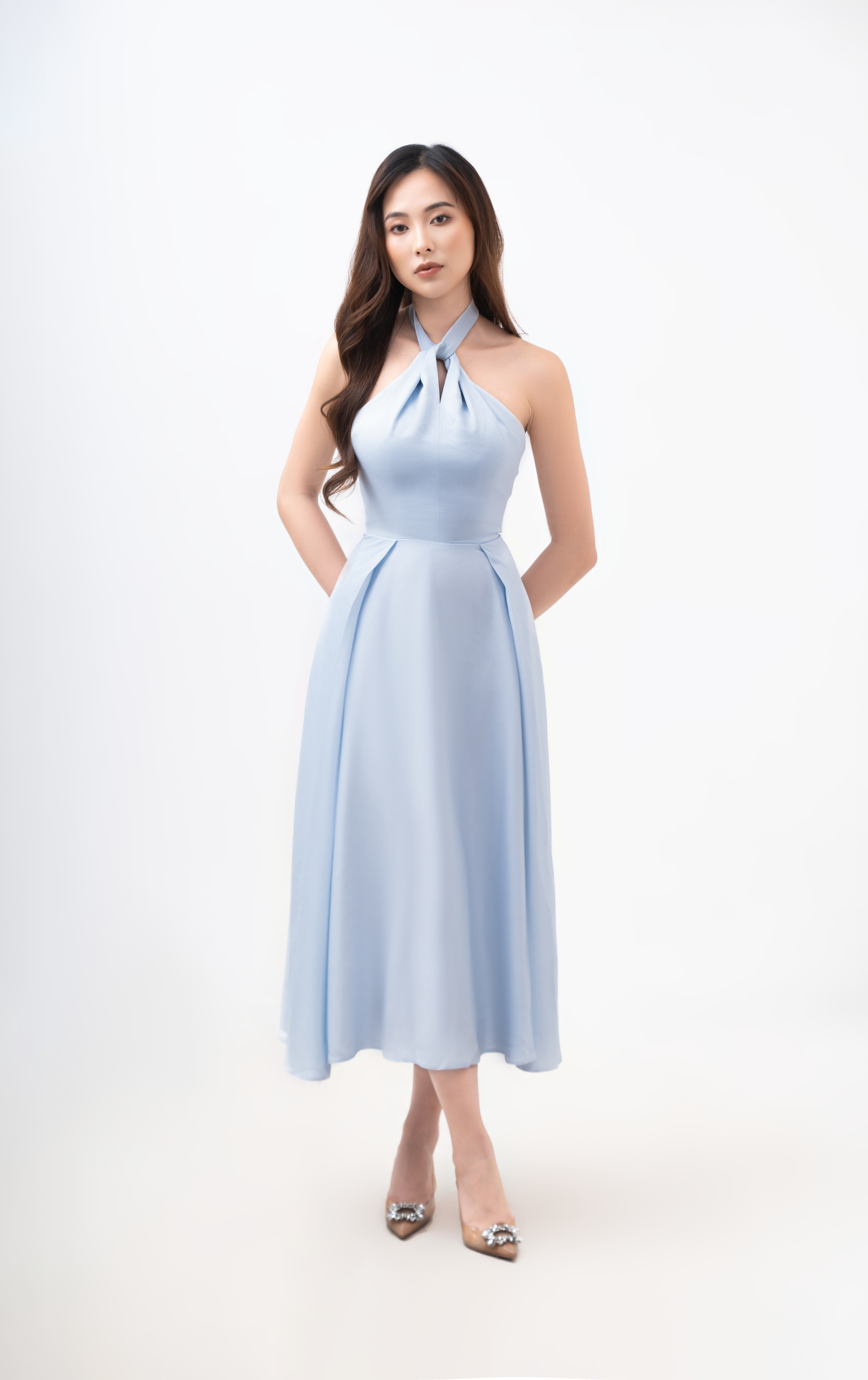 Halter Midi Dress