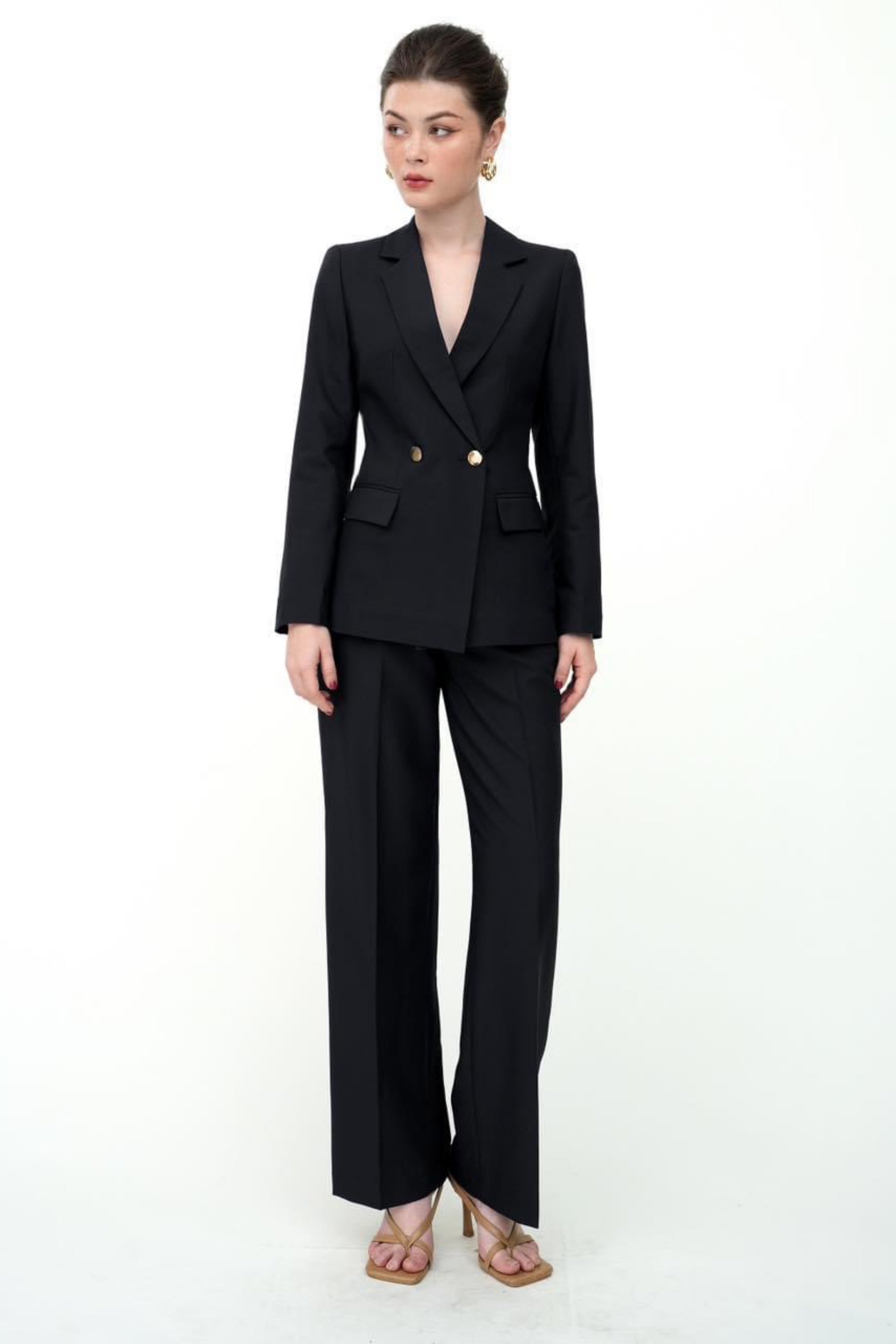 Straight-Leg Trousers