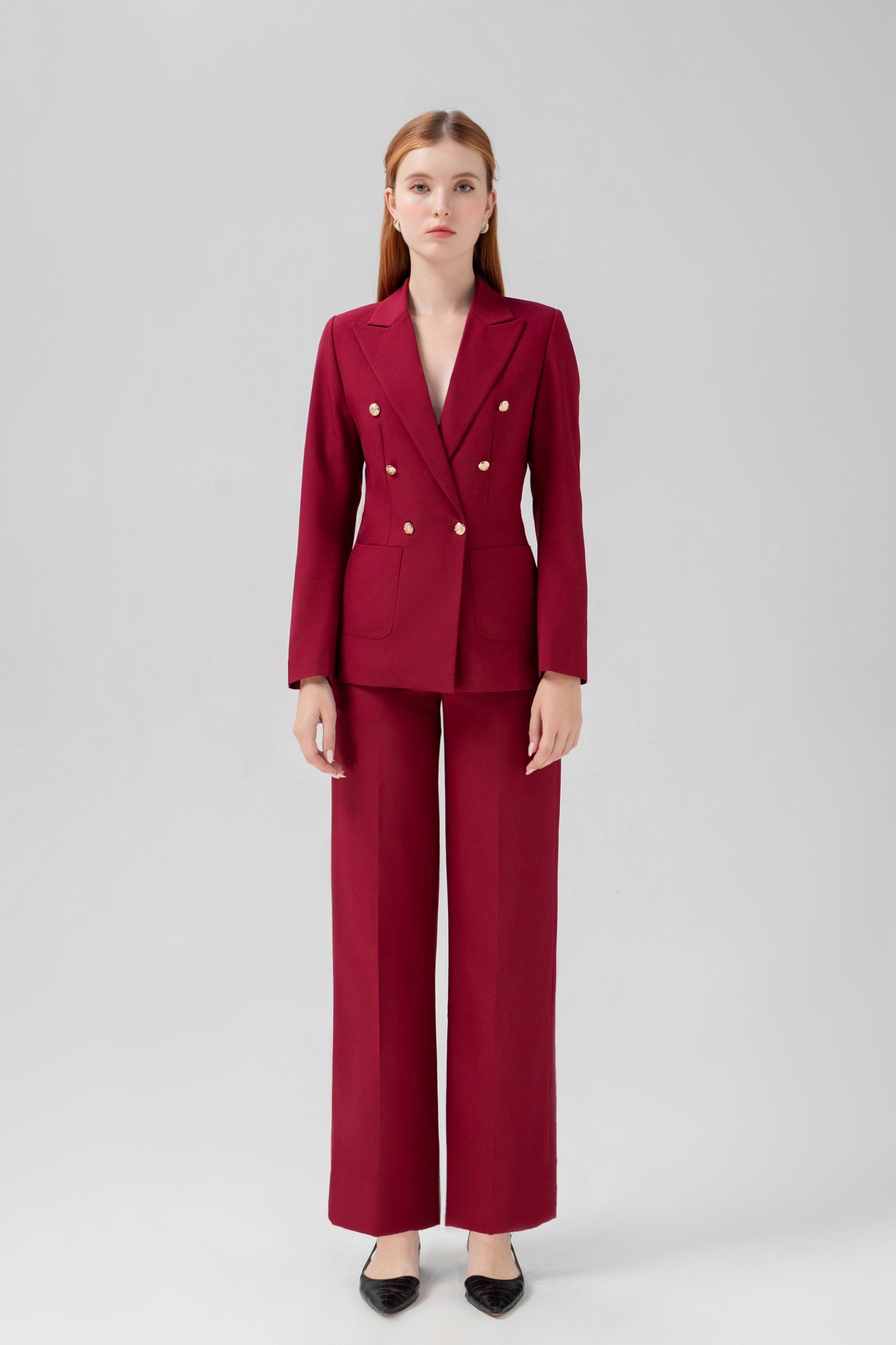 Maroon Trousers